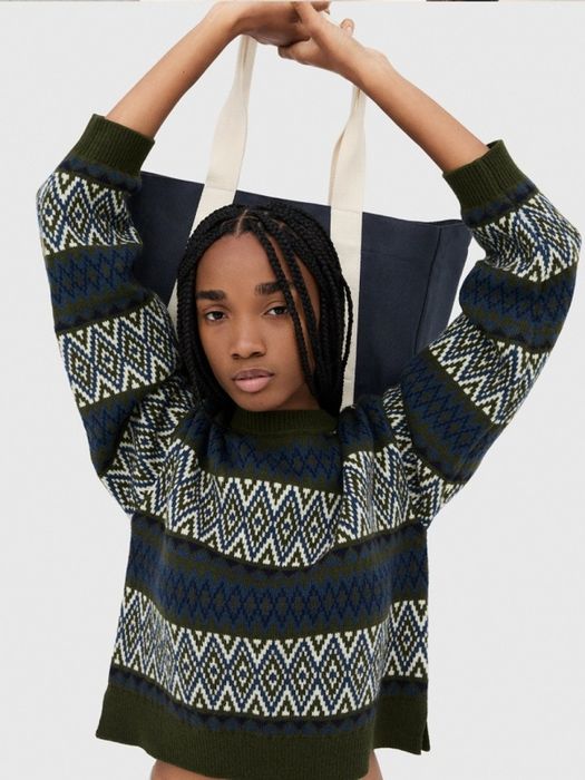 Светр uniqlo з люксовим брендом jw anderson