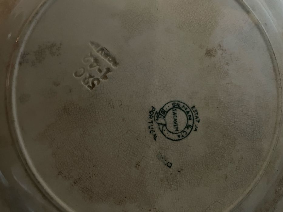 Prato raso faiança Sacavém Gilman