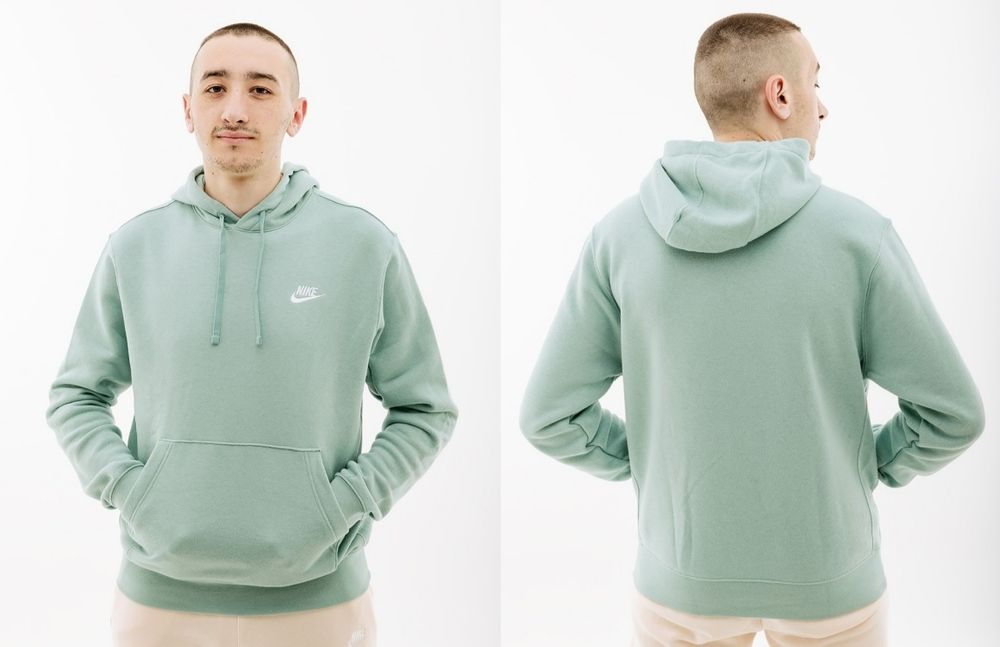 NIKE Толстовка Nike Club Hoodie BV2654-310 мужская кофта худи худі