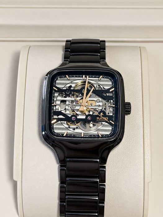 Продам Rado True Square Automatic Skeleton R27124162 38 мм |  Швейцарія | Кераміка