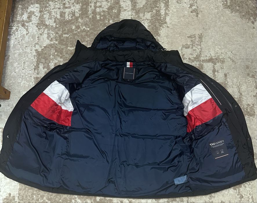 Пуховик длинный Tommy Hilfiger ОРИГИНАЛ XL ИДЕАЛ