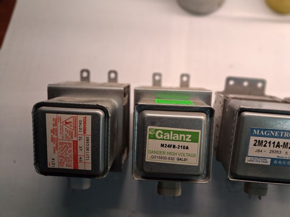 Магнетрон тошиба 2м253, галанз.2м211.Galanz M24FA-410ALG.2м218.Whirlpool ОМ75 Р