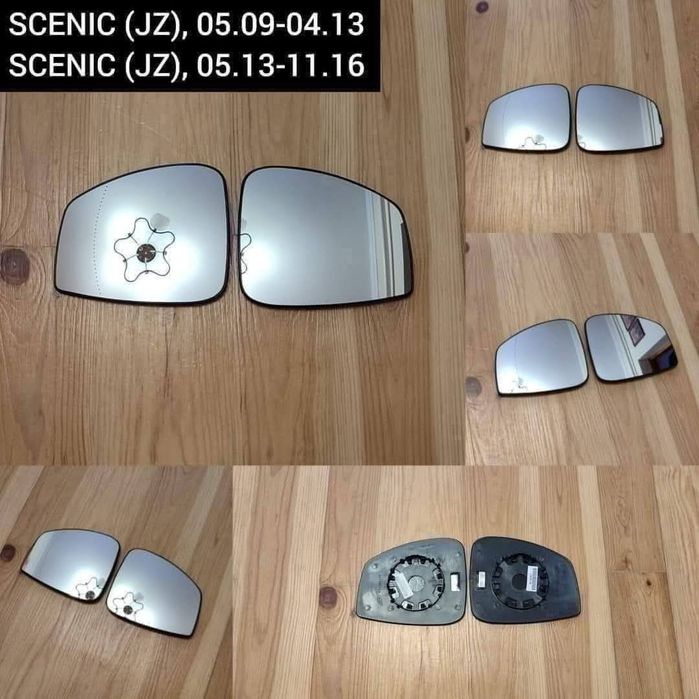 Вкладиш Дзеркальний Елемент Opel ZafiraB,ZafiraA,AstraH,VectraC,Insignia Zafira C Astra J Astra G Дзеркало  Vivaro Renault Trafic Scenic Megane Zoe