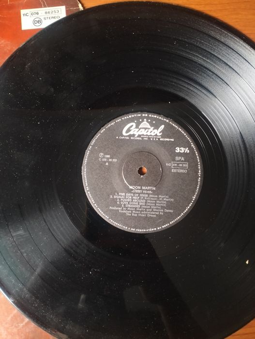 Disco de vinil LP Moon Martin