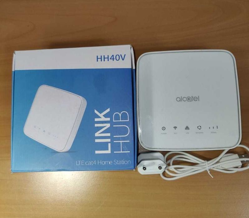 4G комплект інтернету Alcatel HH40 + антена MIMO 18дБ (від павербанка)
