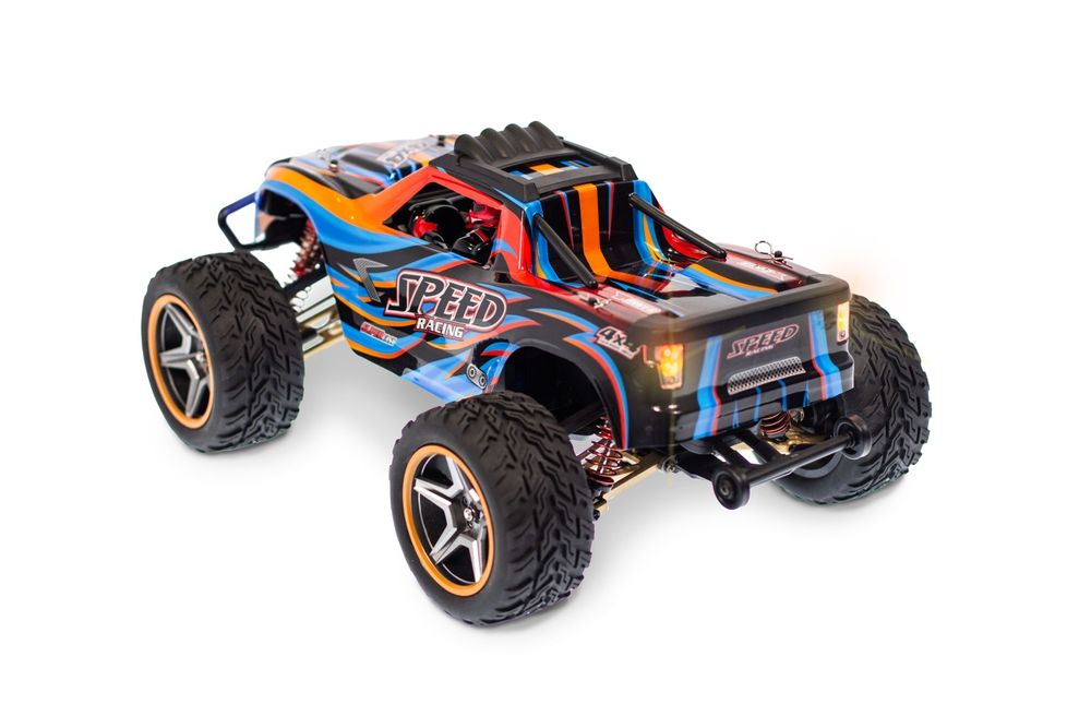 Carro RC Buggy Monster Wltoys WL 104009 LED's  1:10 45 km/h 2.4Ghz