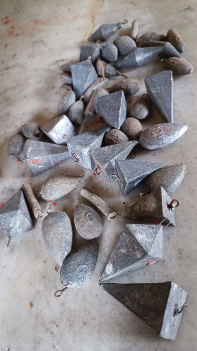 Chumbadas/chumbos antigos de pesca
