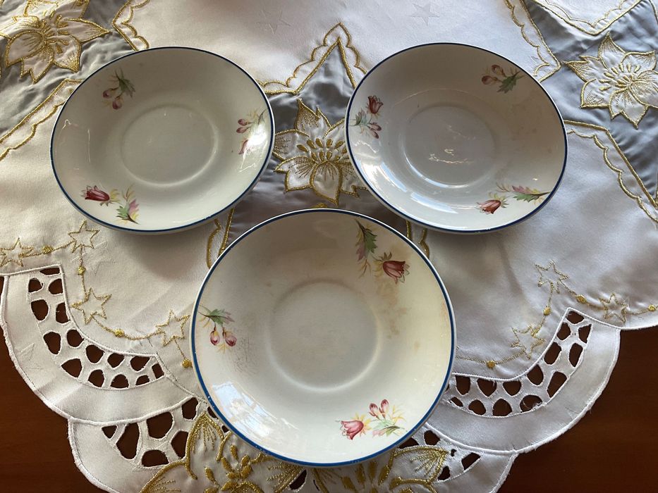 pratos loiça sacavem, serviço jantar porcelana