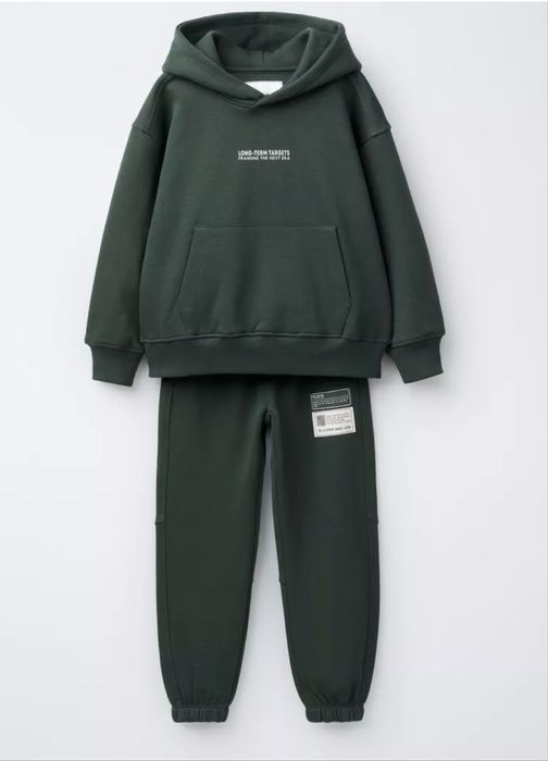 Комплект костюм худі та штани джогери зара zara 7-8 128 см 8-9 134 см