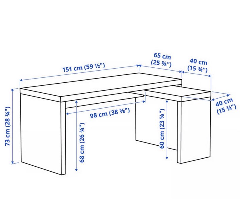 Mesa Extensível branca