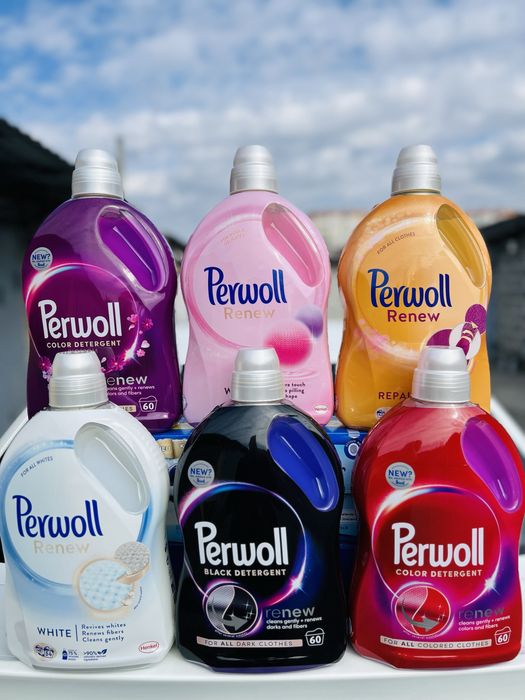 Гелі для прання Перволь Perwoll MEGA 3,75 л ОРИГІНАЛ!!!
