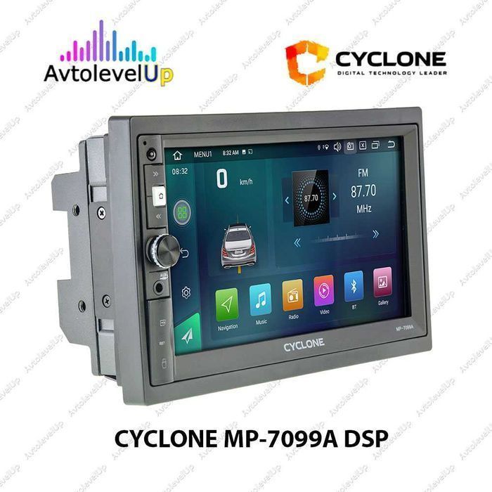 Автомагнитола 2 din Cyclone андроид 4/64Gb 4G магнитола в машину 2 дин