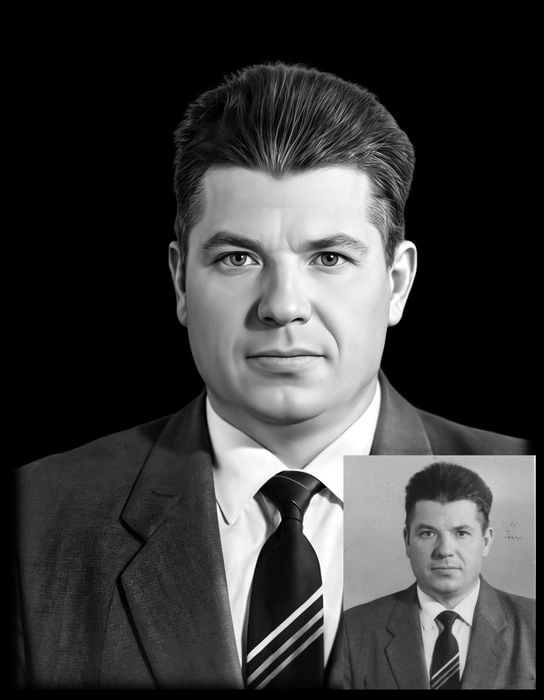 Ретушь фото для памятников. 400грн.