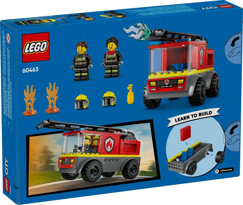 10 zestawów LEGO® 60463 City - Wóz strażacki z drabiną