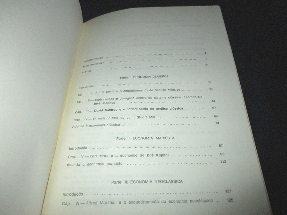 Livro História do Pensamento Económico William J. Barber