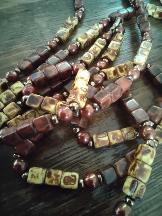 Stary naszyjnik szkło weneckie Murano