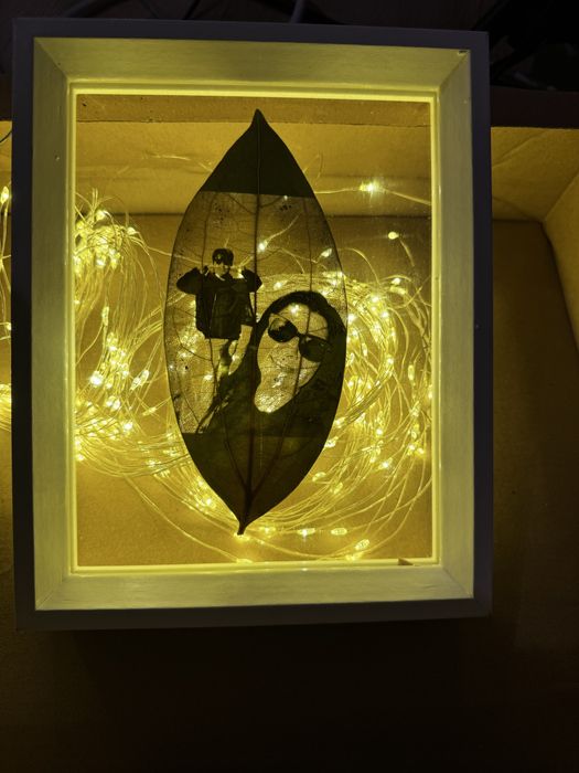 Quadro Personalizado em Folha Natural - Arte Exclusiva
