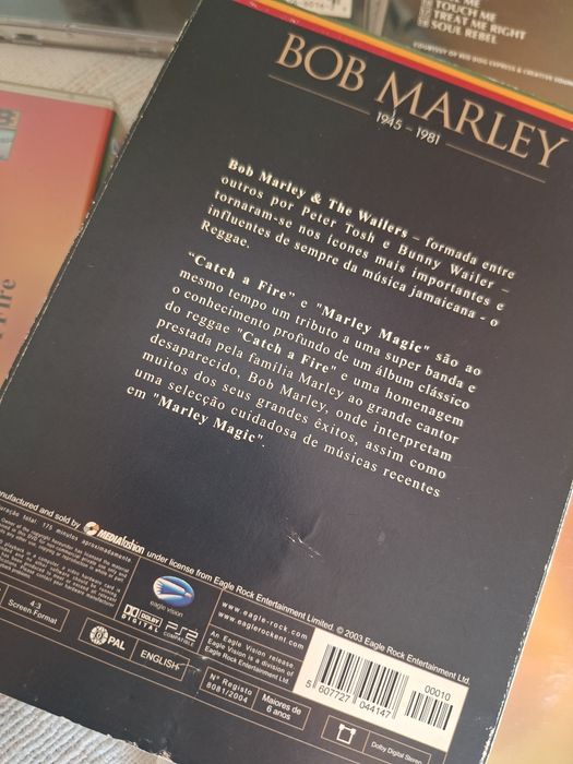 Bob Marley dois cds ao vivo e dois dvds