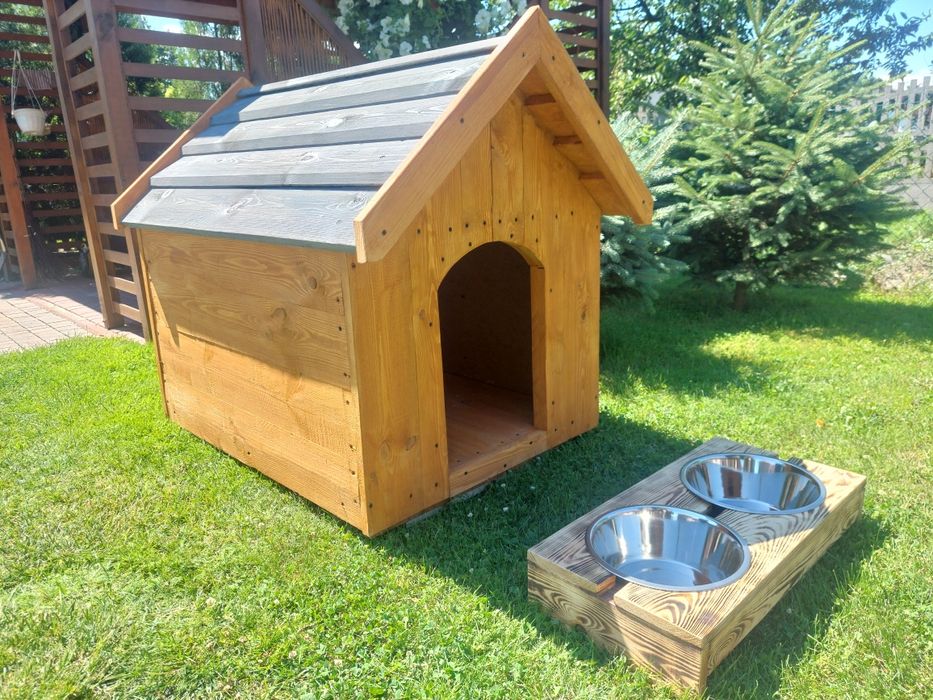 Buda dla psa budy solidne z desek heblowanych