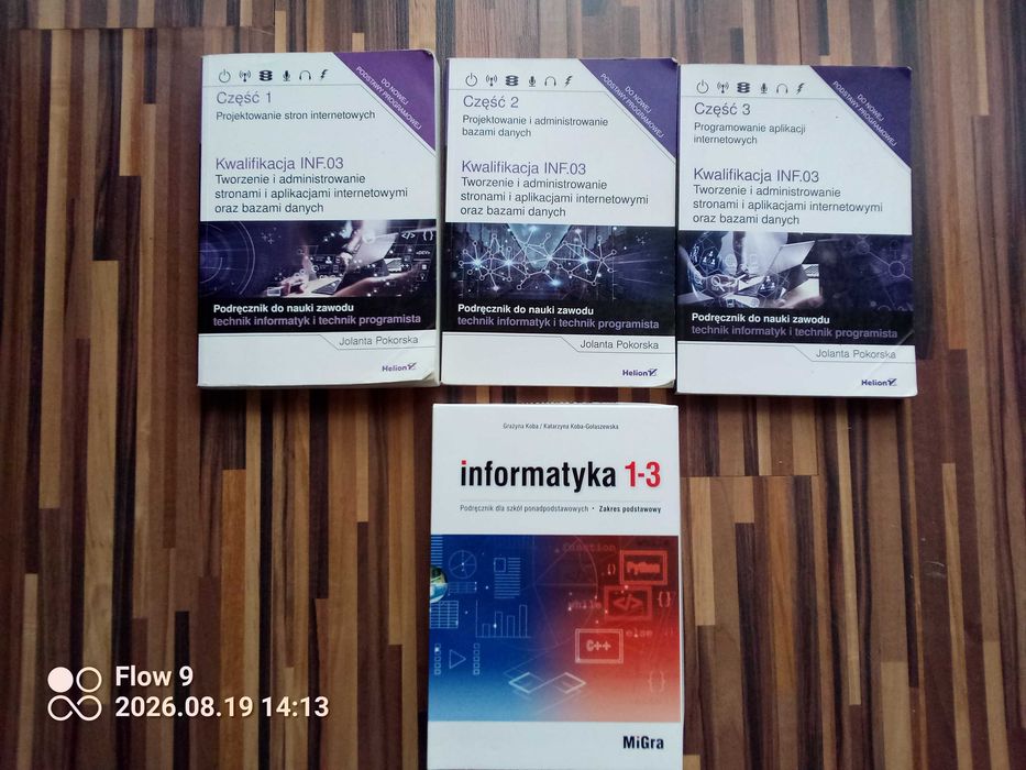 Podręczniki klasa 2 technikum/liceum