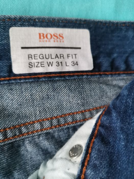 Spodnie jeans Hugo Boss orange 31/34