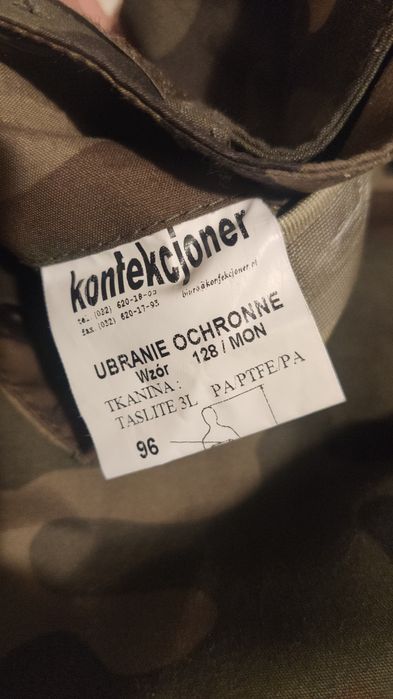 Spodnie goratex moro