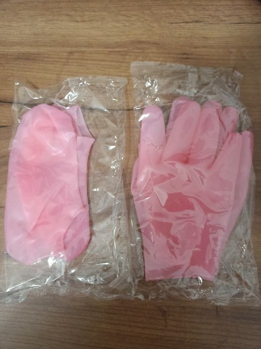 Silikonowe rękawice i stopki