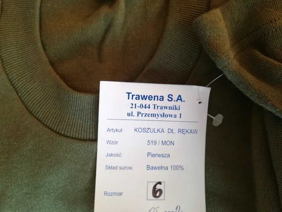 Koszulka khaki z dł. rękawem wzór 519/MON