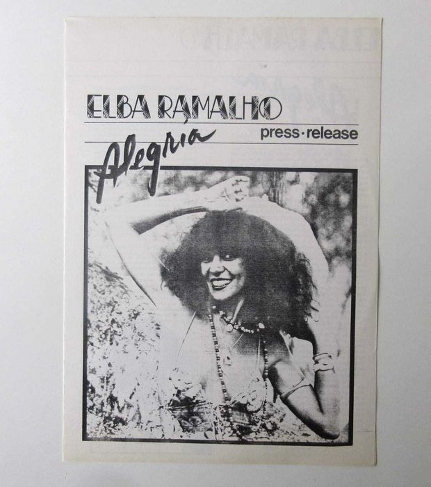 ELBA RAMALHO - Alegria (Inclui Press Release)