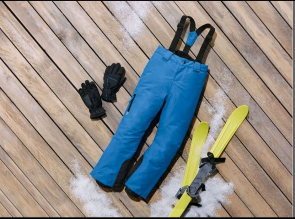 Термо штани, напівкомбінезони лижні newcential, crivit розмір 134/140