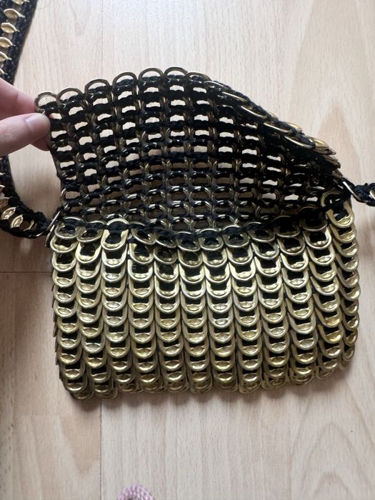 Mała torebka eko handmade recykling od puszek okazja bez wad