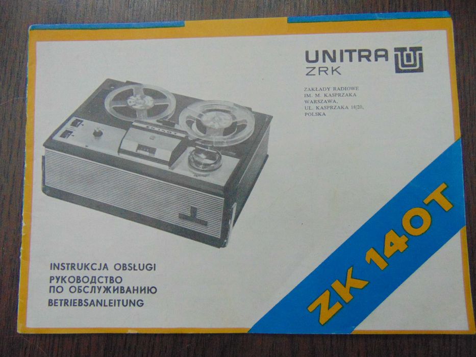 Unitra ZK140T- instrukcja obsługi