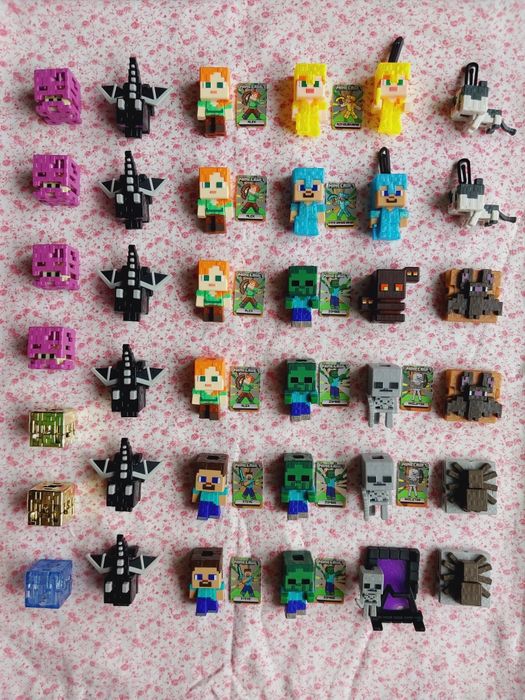 Figurki Kinder Joy Minecraft