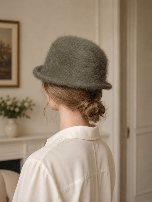 Kapelusz Bucket Hat Made in Italy | 100% Wełna / Miękki puszusty