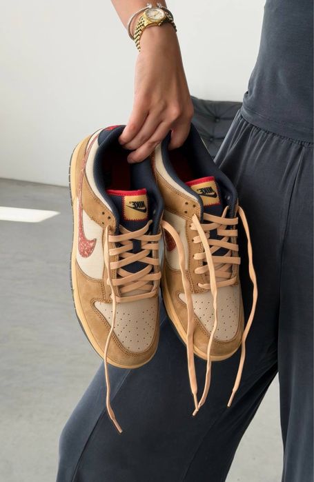 Оригинал Nike Dunk Low Retro SE Beige Brown (HQ3640 790) оригінальні найк данк лов оригинальние