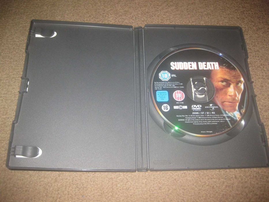 DVD "Morte Súbita" com Van Damme/Raro!