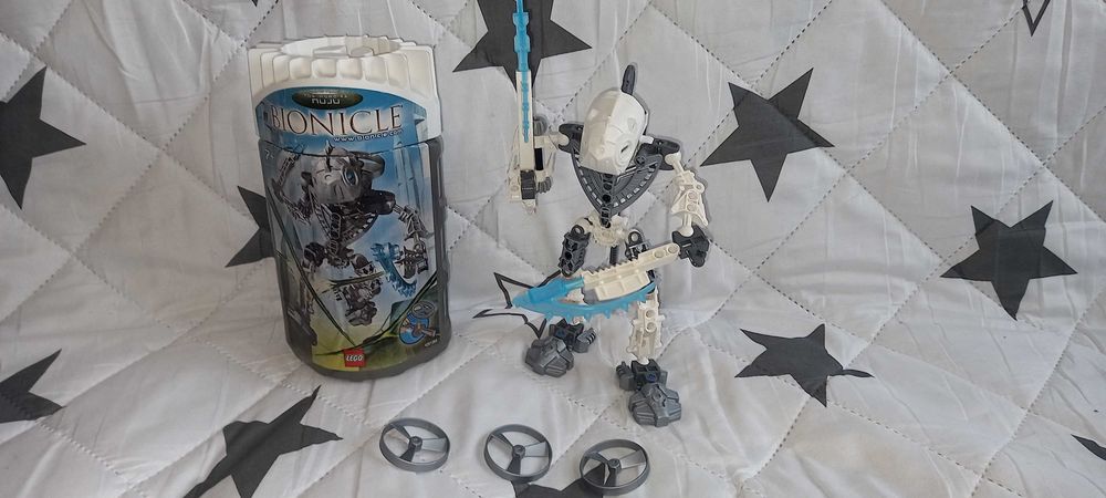 Bionicle 4 figurki (Toa Hewkii, Toa Hordika Nuju, Chirox, Toa Vakama)