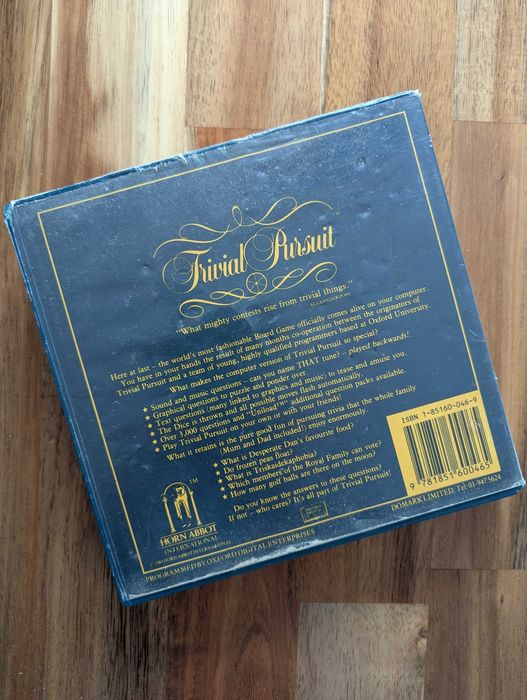 Trivial Pursuit Genus Edition Atari 400 / 800 / 600XL / 800XL