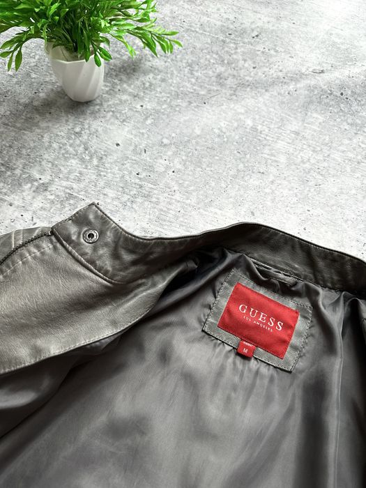 Чоловіча кожана куртка Guess Leather Jacket