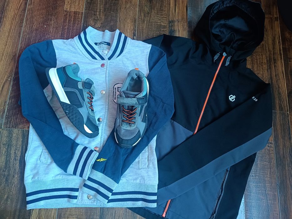 Кросовки 36, ветровка 150 рост,кофта 150 Набор для мальчика