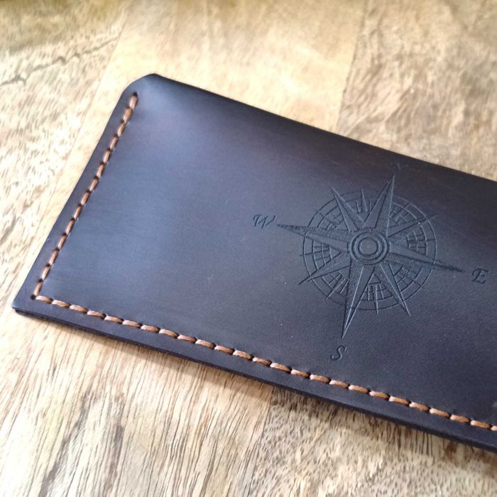 Skórzane etui na okulary z grawerem personalizowane handmade
