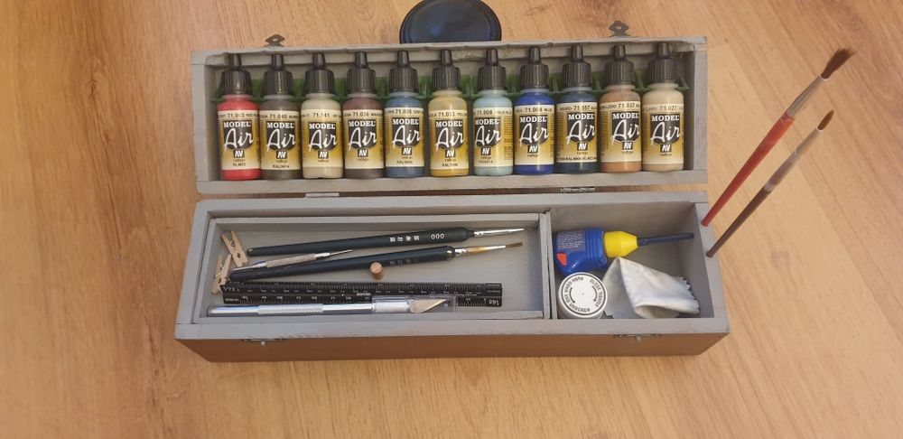 Caixa de pintura portátil , 31*9*9cm