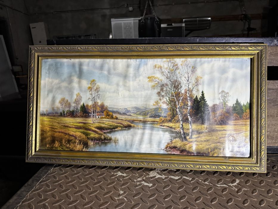 Quadro muito antigo de parede