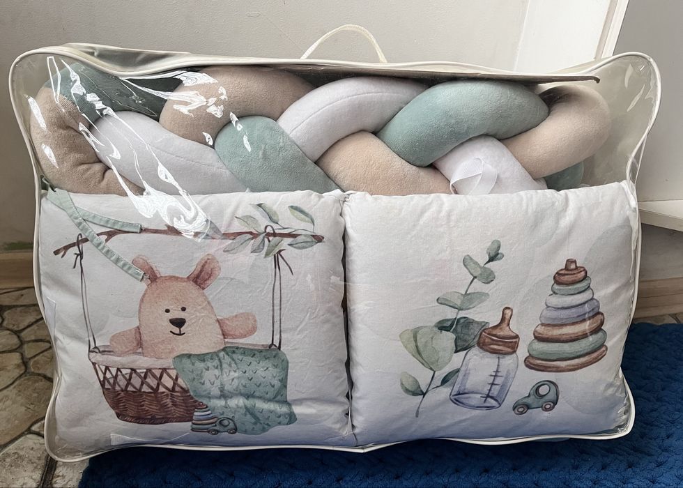 Набір постільної білизни для немовляти з бортиками