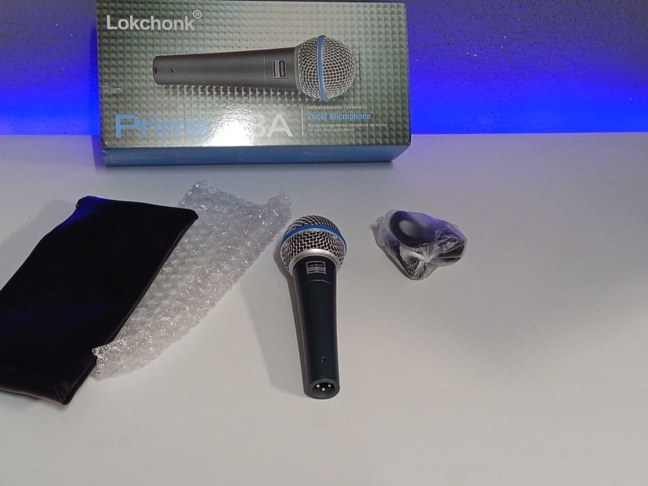 Microfone Prime58A dinâmico Novo