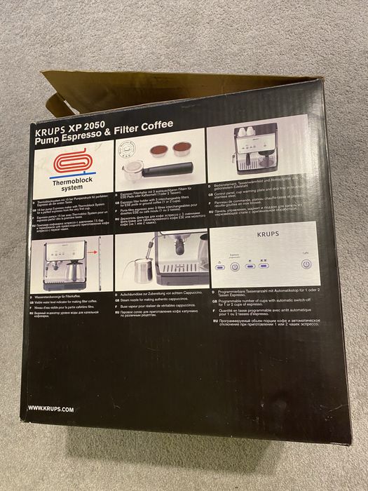 Ekspres ciśnieniowo przelewowy KRUPS XP2050