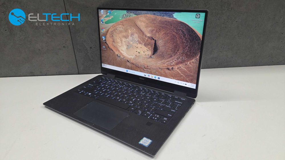 OBRACANY DELL XPS 13 9365 i7 7-Gen ram 8GB 256SSD Dotyk Full HD Tablet gwarancja Windows 11 Laptop do pracy biura nauki szkoły warsztatu diagnostyki