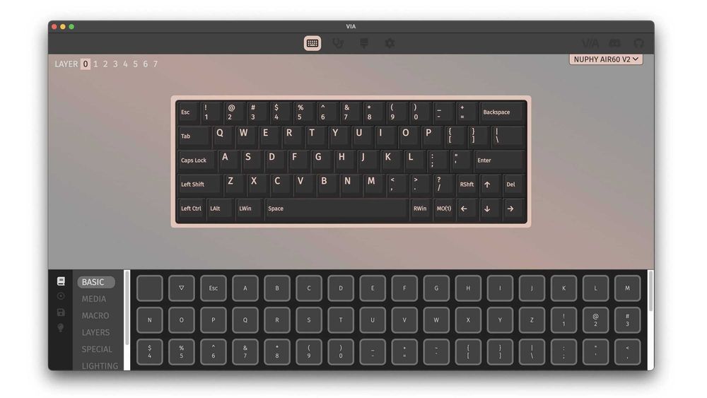 Klawiatura mechaniczna Nuphy Air60 V2 White Gateron Red Switch Ionic White USZKODZONA
