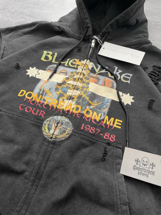 Зіп худі Project G/R Bluesnake темно сірого / чорного кольору