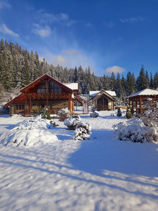 Котедж "ЗАВІЙ" з ЧАНОМ на території. Ворохта. ВІДПОЧИНОК у КАРПАТАХ